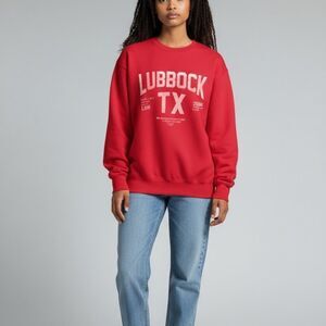 The Laundry Room Red Crew Neck Sweater